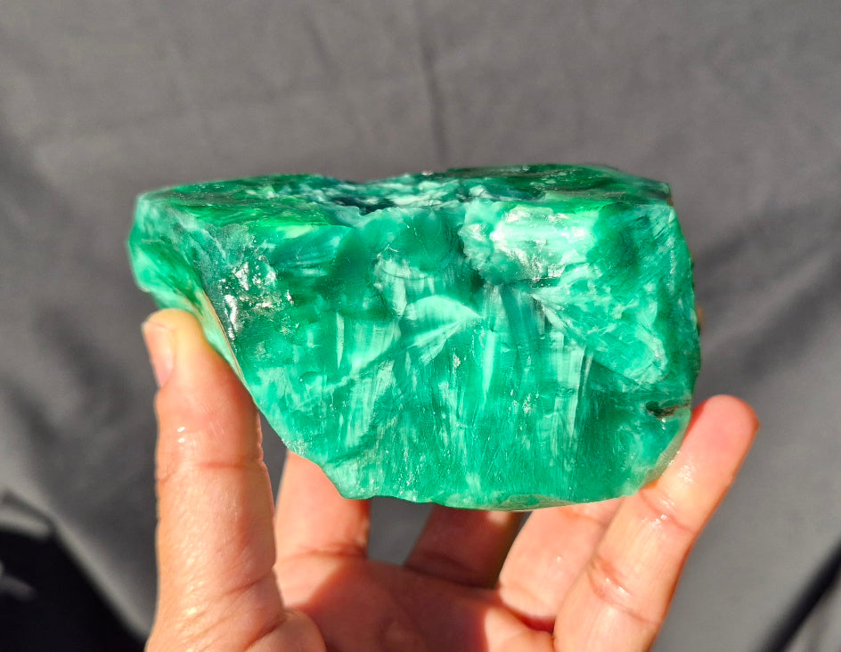 Starburst Stone - Green Rough - 532g