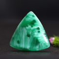 Starburst Stone Green Trillion Cabochon