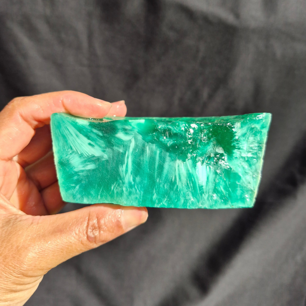 Starburst Stone - Green Rough - 399g
