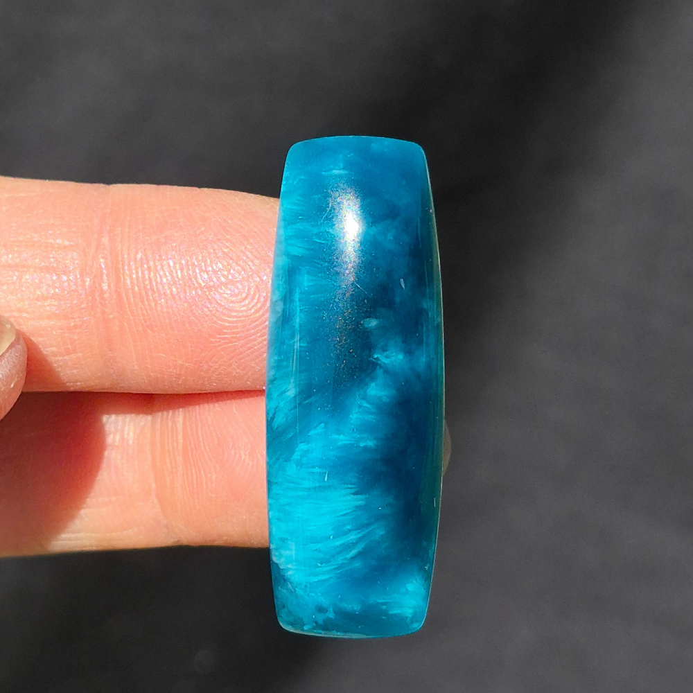 Starburst Stone Teal Cabochon