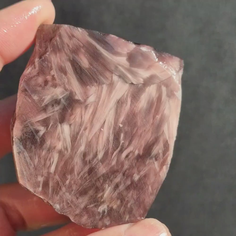 Starburst Stone - Plum Rough - 164g