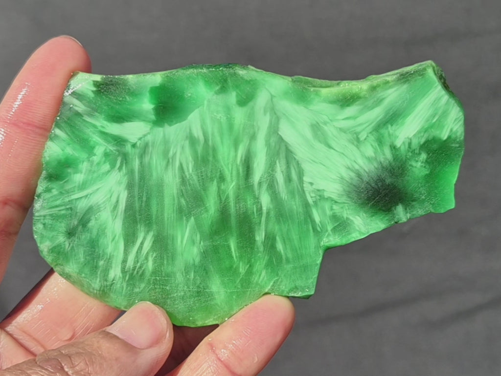 Starburst Stone Green Slab 81g