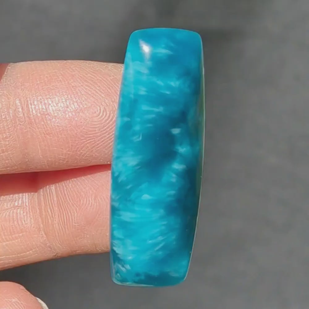 Starburst Stone Teal Cabochon