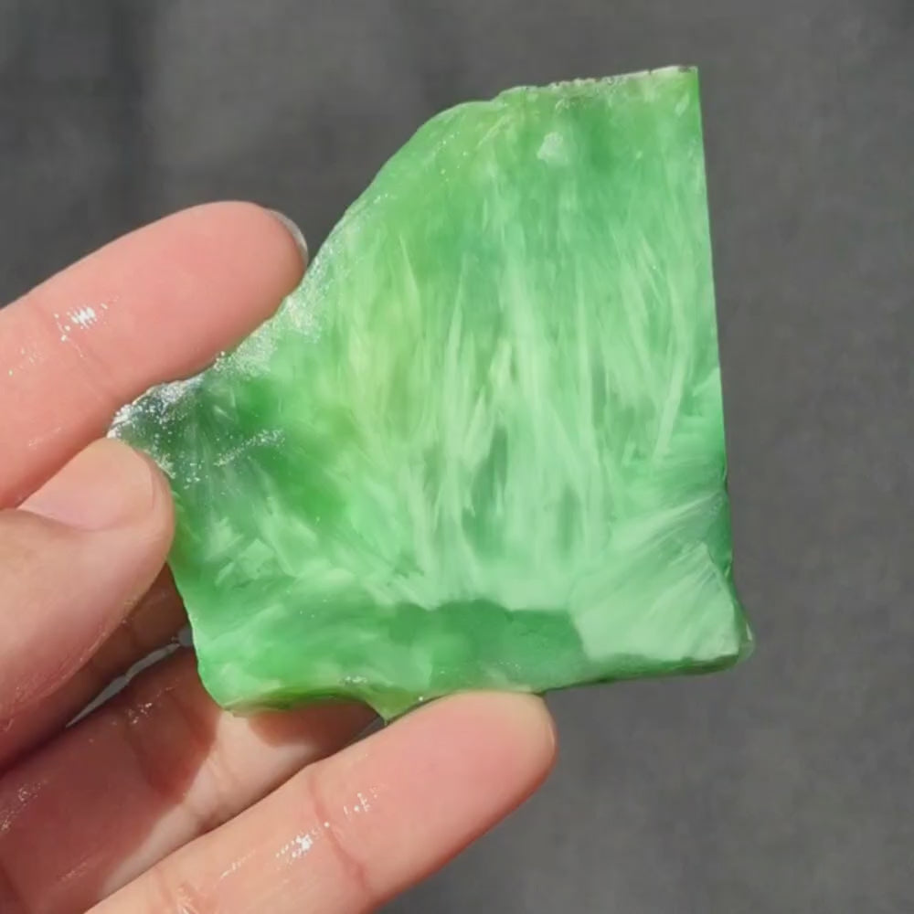 Starburst Stone Green Slab 47g