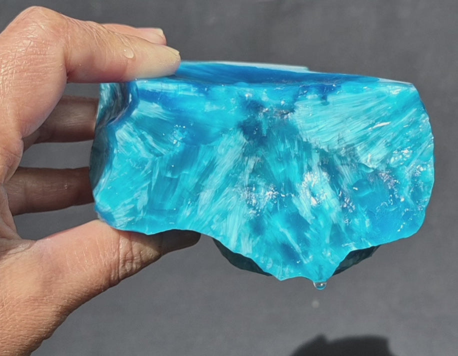 Starburst Stone - Blue  Rough - 557g