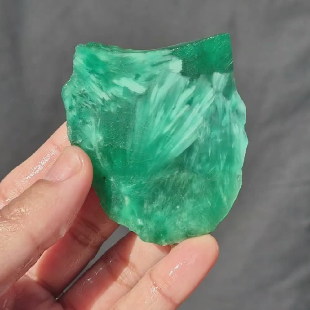 Starburst Stone Green Slab 49g