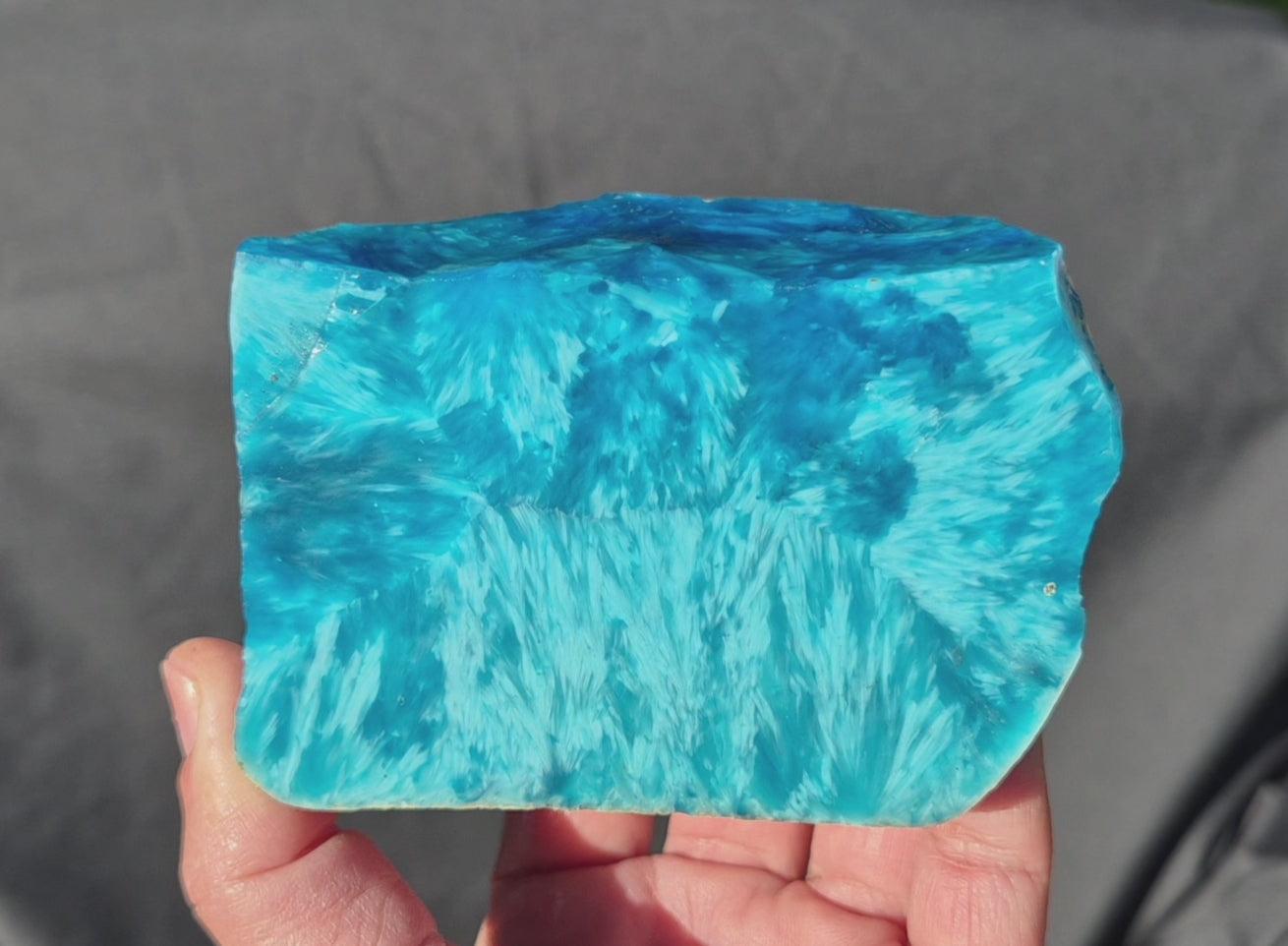 Starburst Stone - Blue Rough - 473g