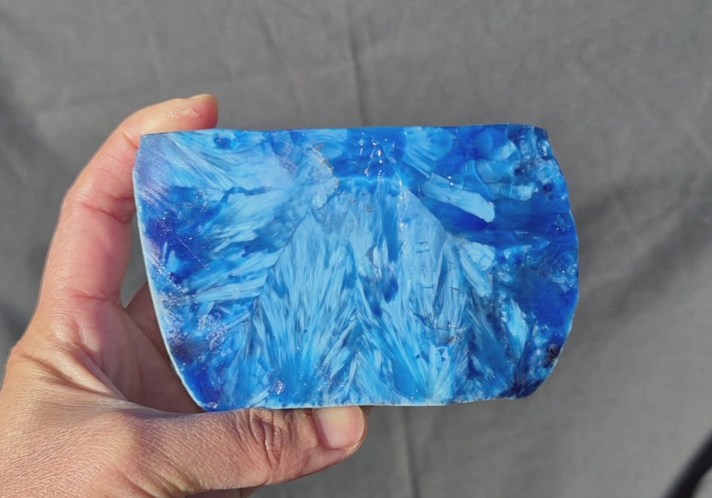 Starburst Stone - Blue Rough - 664g