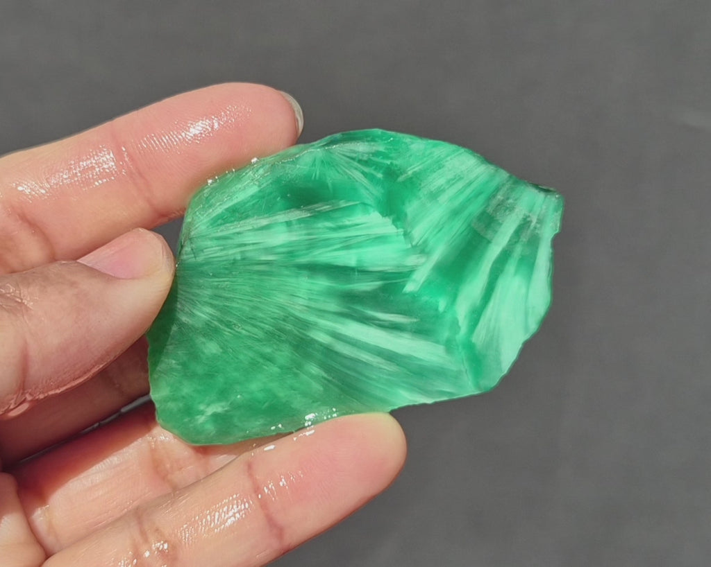 Starburst Stone – Green Slab – 25g
