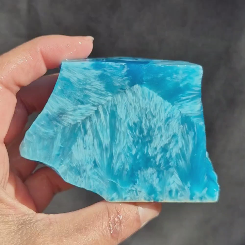 Starburst Stone - Blue Rough - 343g