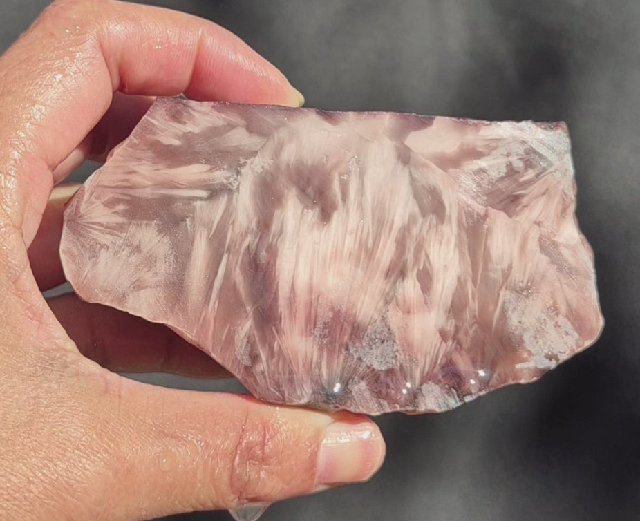 Starburst Stone - Plum Rough - 369g