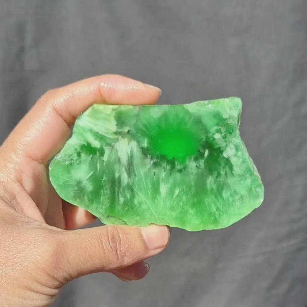 Starburst Stone Green Slab 76g