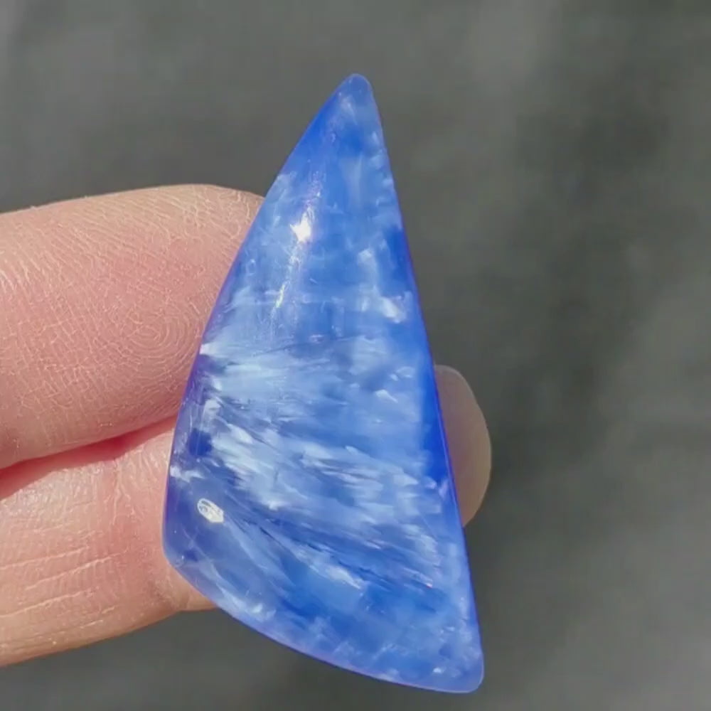 Starburst Stone Blue Cabochon