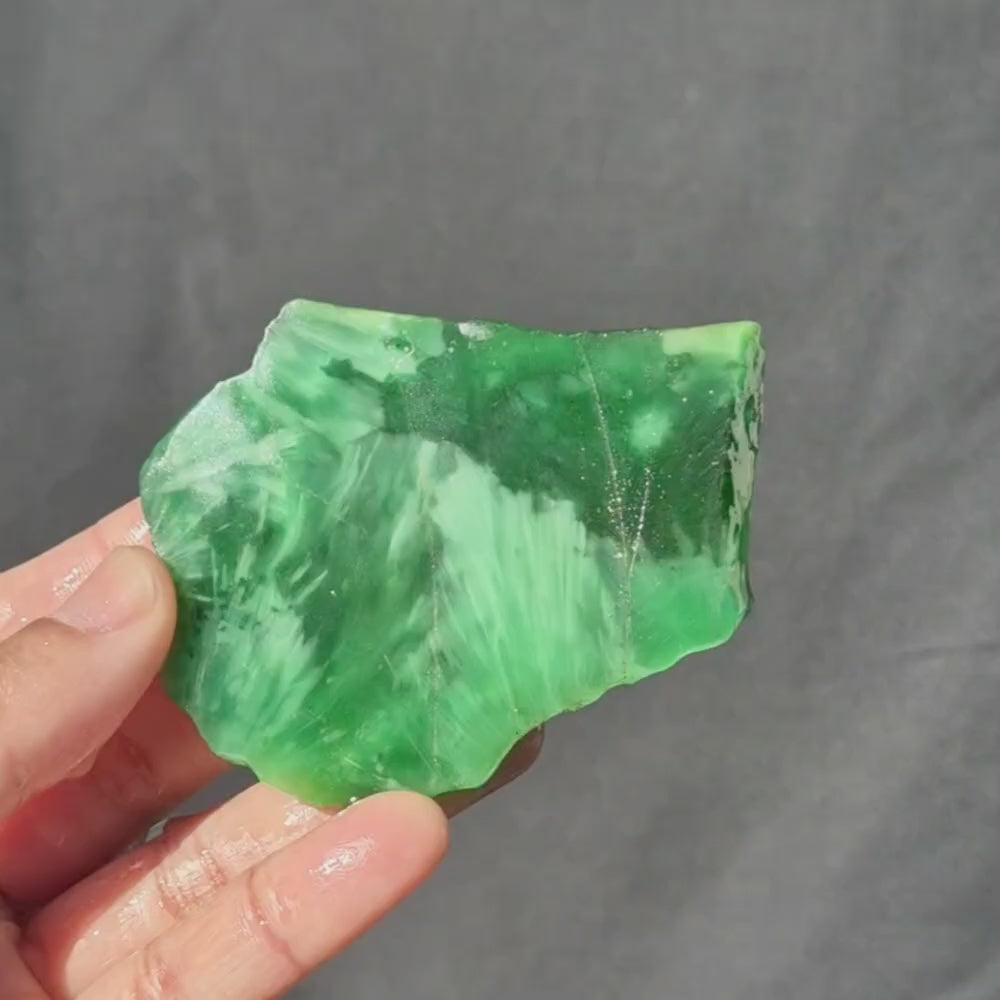 Starburst Stone Green Slab 57g